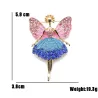Crystal flying angel - broochBrooches