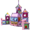 Magnet sticks with metal balls - magnetic blocks - castle building construction - educational toyEducational