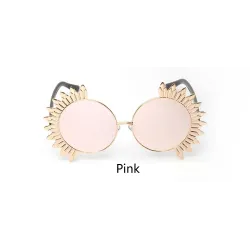 Gafas de solGafas de sol redondas vintage con remaches - UV 400