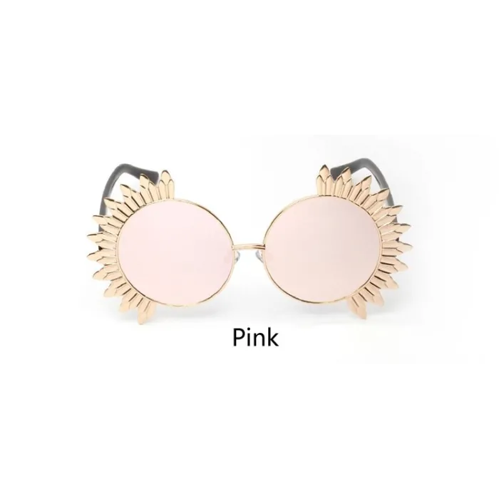 Gafas de solGafas de sol redondas vintage con remaches - UV 400