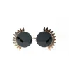 Vintage round sunglasses with rivets - UV 400Sunglasses