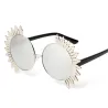 Vintage round sunglasses with rivets - UV 400Sunglasses