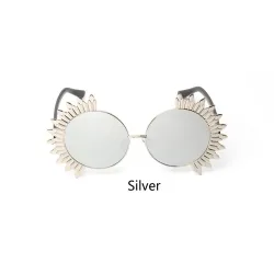 Vintage round sunglasses with rivets - UV 400Sunglasses