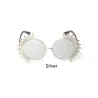 Vintage round sunglasses with rivets - UV 400Sunglasses
