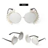 Vintage round sunglasses with rivets - UV 400Sunglasses