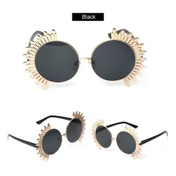 Vintage round sunglasses with rivets - UV 400Sunglasses