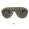 Vintage steampunk sunglasses with rivets - unisexSunglasses