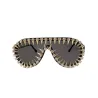 Vintage steampunk sunglasses with rivets - unisexSunglasses