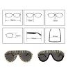Vintage steampunk sunglasses with rivets - unisexSunglasses