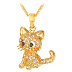 CollarGatito de cristal - elegante collar