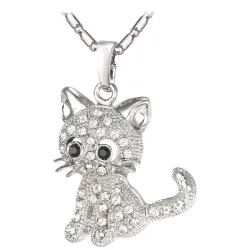 CollarGatito de cristal - elegante collar