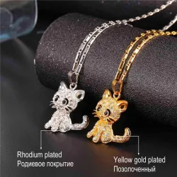 CollarGatito de cristal - elegante collar