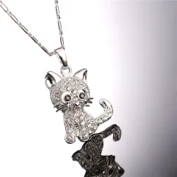 CollarGatito de cristal - elegante collar