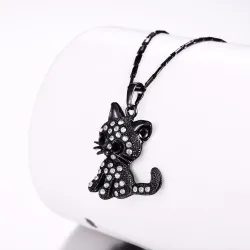 CollarGatito de cristal - elegante collar