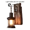 ApliquesVintage - lámpara de pared de madera - luz LED