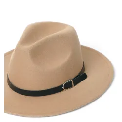 Sombreros & gorrassombrero de algodón de moda con cinturón decorativo