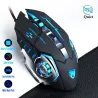Mouse8D 3200DPI - Ajustable - ratón de juego óptico cable - LED - USB