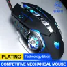 8D 3200DPI - Adjustable - wired optical gaming mouse - LED - USBMouses