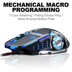 8D 3200DPI - Adjustable - wired optical gaming mouse - LED - USBMouses