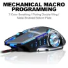 8D 3200DPI - Adjustable - wired optical gaming mouse - LED - USBMouses