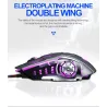 8D 3200DPI - Adjustable - wired optical gaming mouse - LED - USBMouses