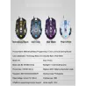 Mouse8D 3200DPI - Ajustable - ratón de juego óptico cable - LED - USB