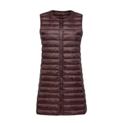 ChaquetasCaída - invierno ultraligero chaleco largo