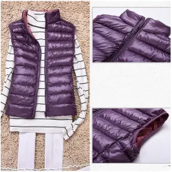Warm - down - double-sided vestJackets